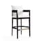 Manhattan Comfort Ritz Barstool in Ivory and Dark Walnut, PK2 2-BS013-IV - alternate 4